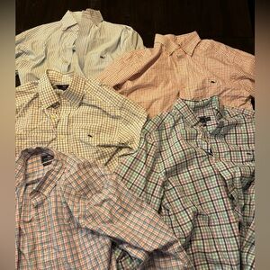 LOT of 5 Vineyard Vines button downs, size small!